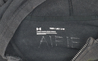 Under Armour Boys Black Basic Jacket, Cotton Blend