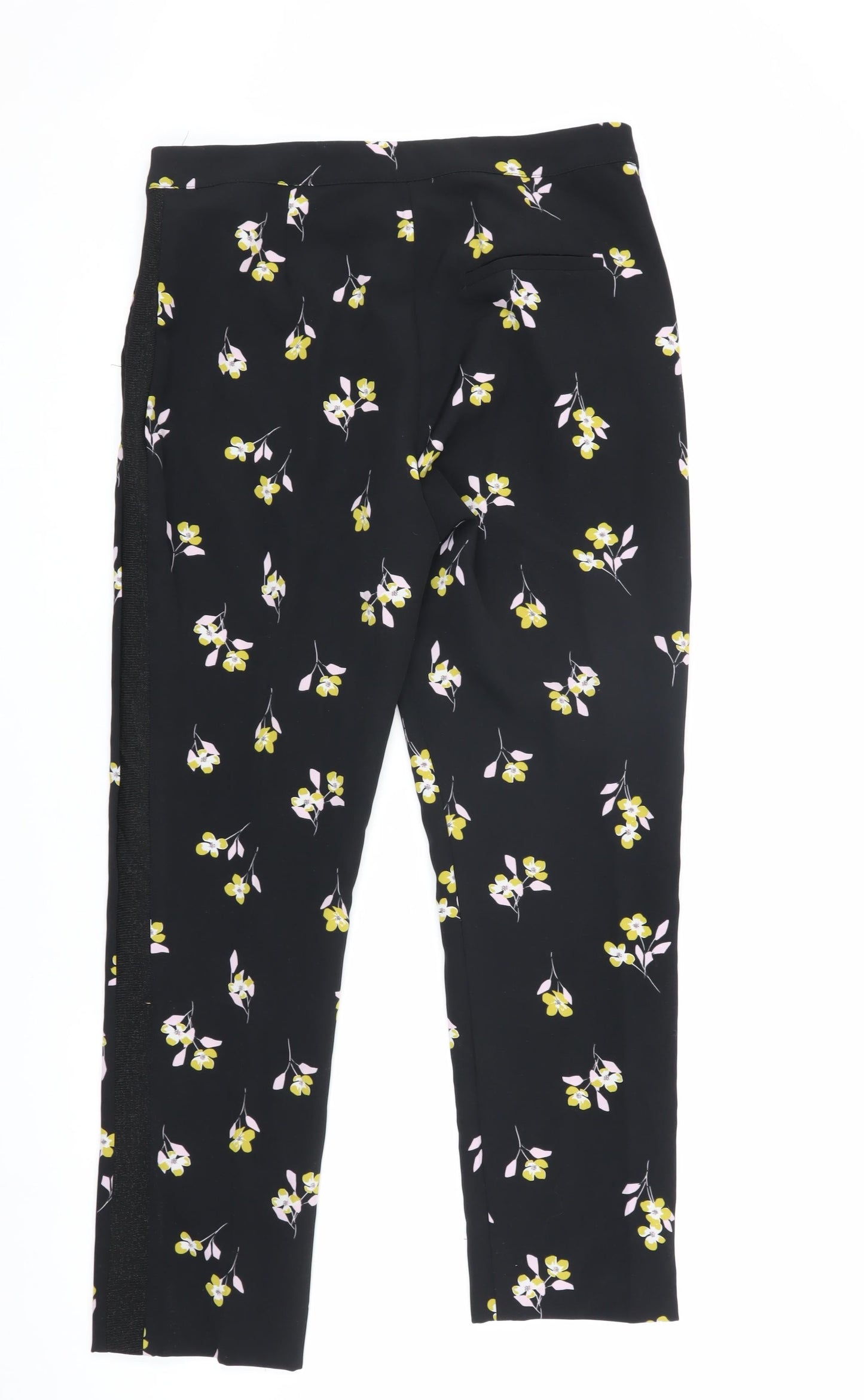 Soaked in Luxury Women's Black Floral Trousers M
