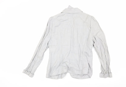 Phase Eight Women's Grey Linen Blazer, Size 12