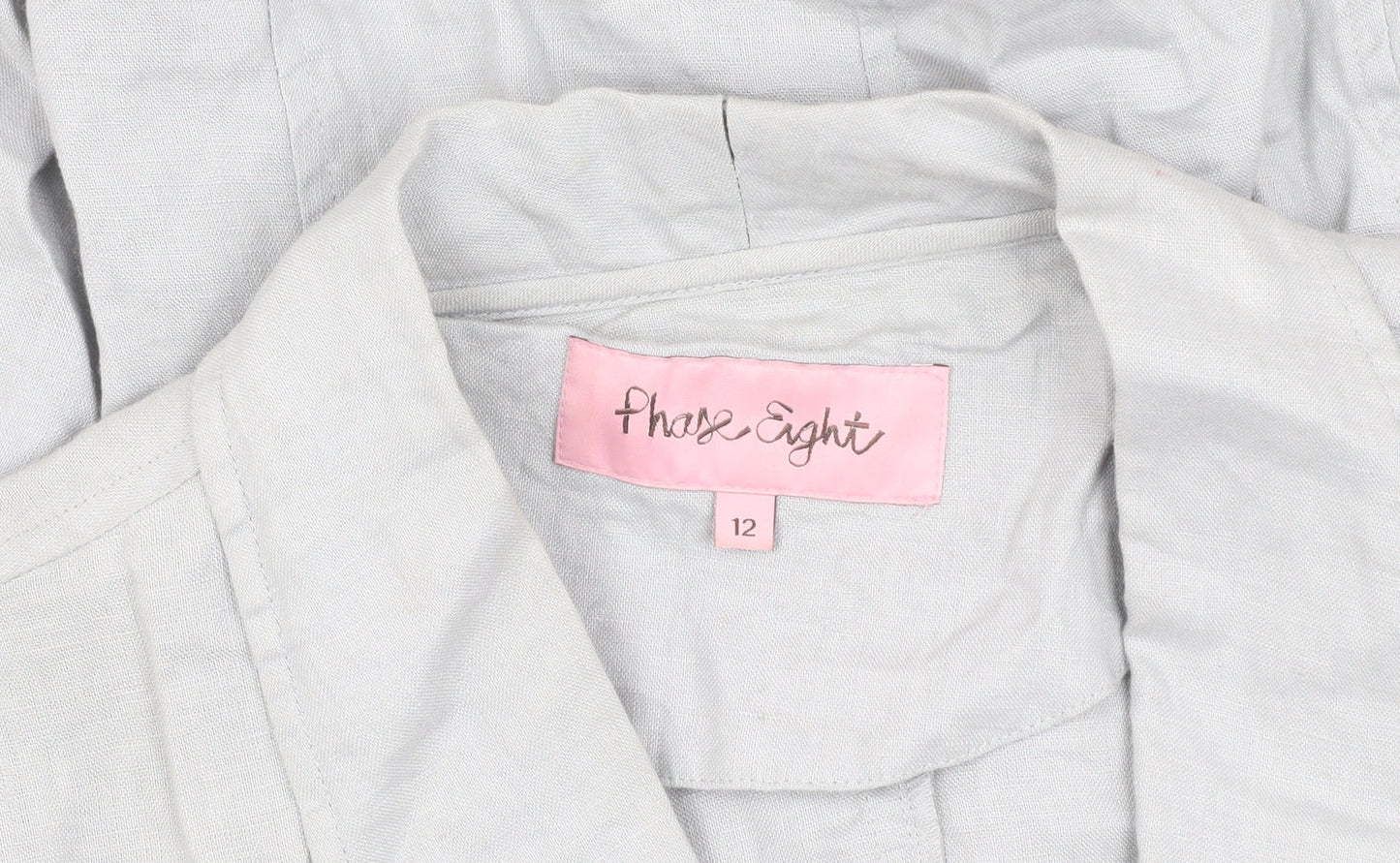 Phase Eight Women's Grey Linen Blazer, Size 12