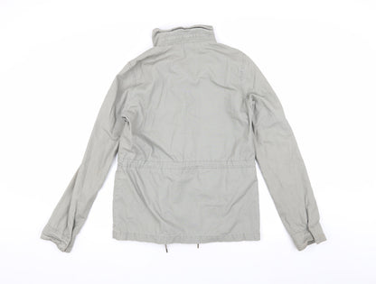 Mens UK Size S Pins and Needles Grey Military Jacket