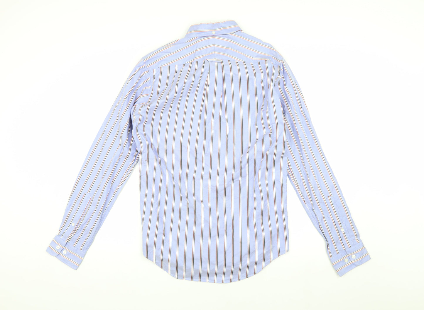 TM Lewin Men’s Blue Striped Long Sleeve Shirt S