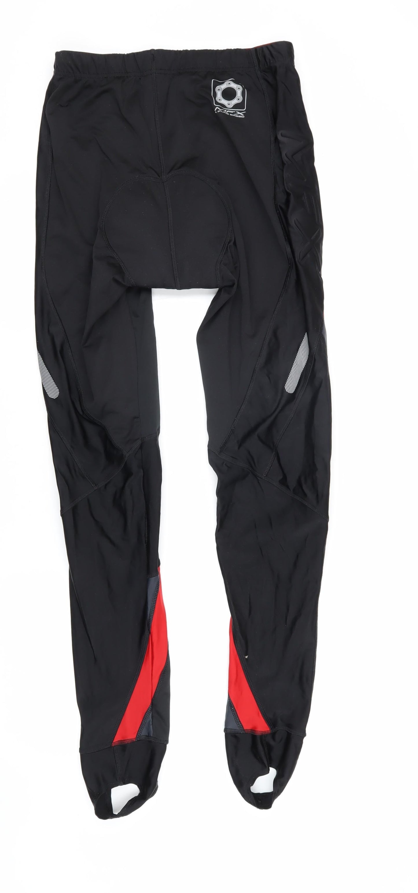 MFX Men's 2XL Black Red Compression Cycling Leggings