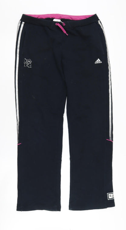 Adidas Women's Black Track Pants Size 10