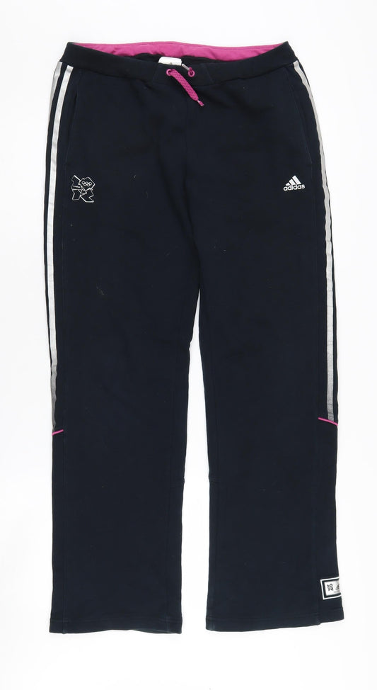 Adidas Women's Black Track Pants Size 10