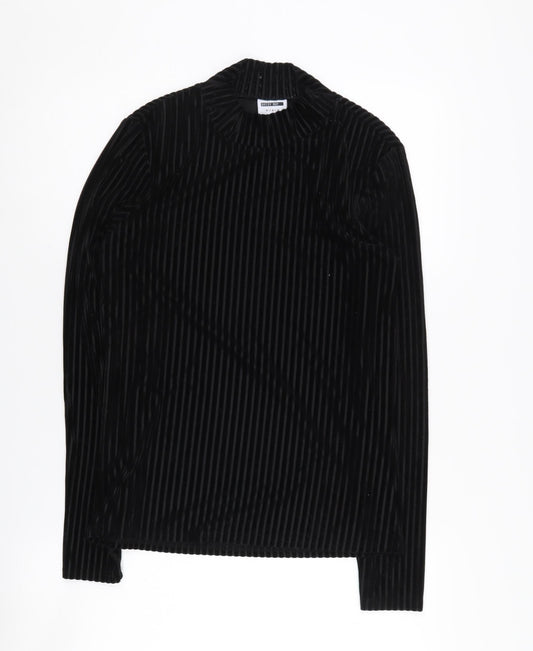 Noisy May Women's Black XS Striped Top