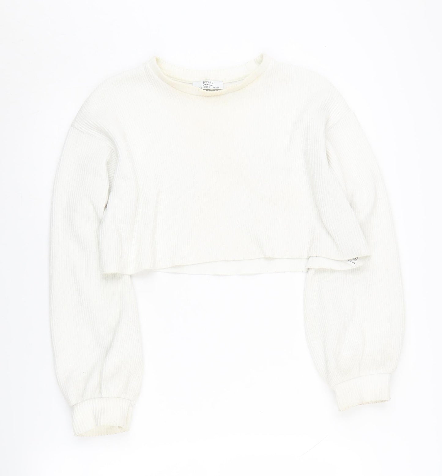 Womens UK Size 8 Bershka White  Jumper