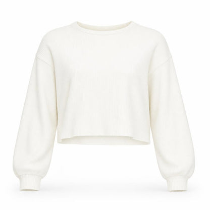 Womens UK Size 8 Bershka White  Jumper