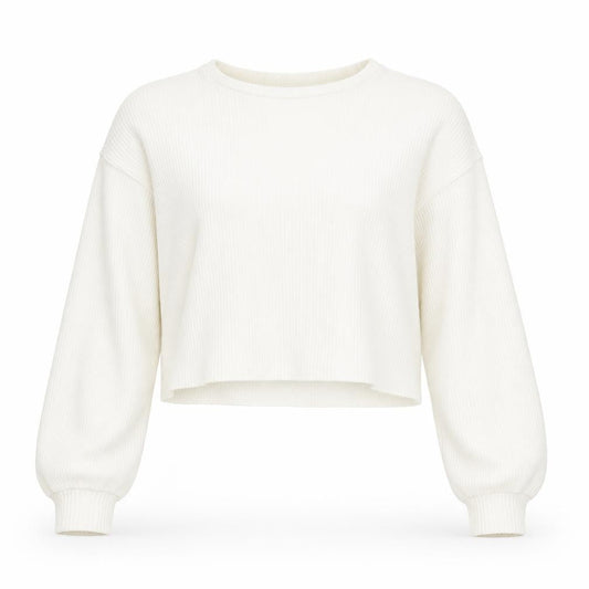 Womens UK Size 8 Bershka White  Jumper