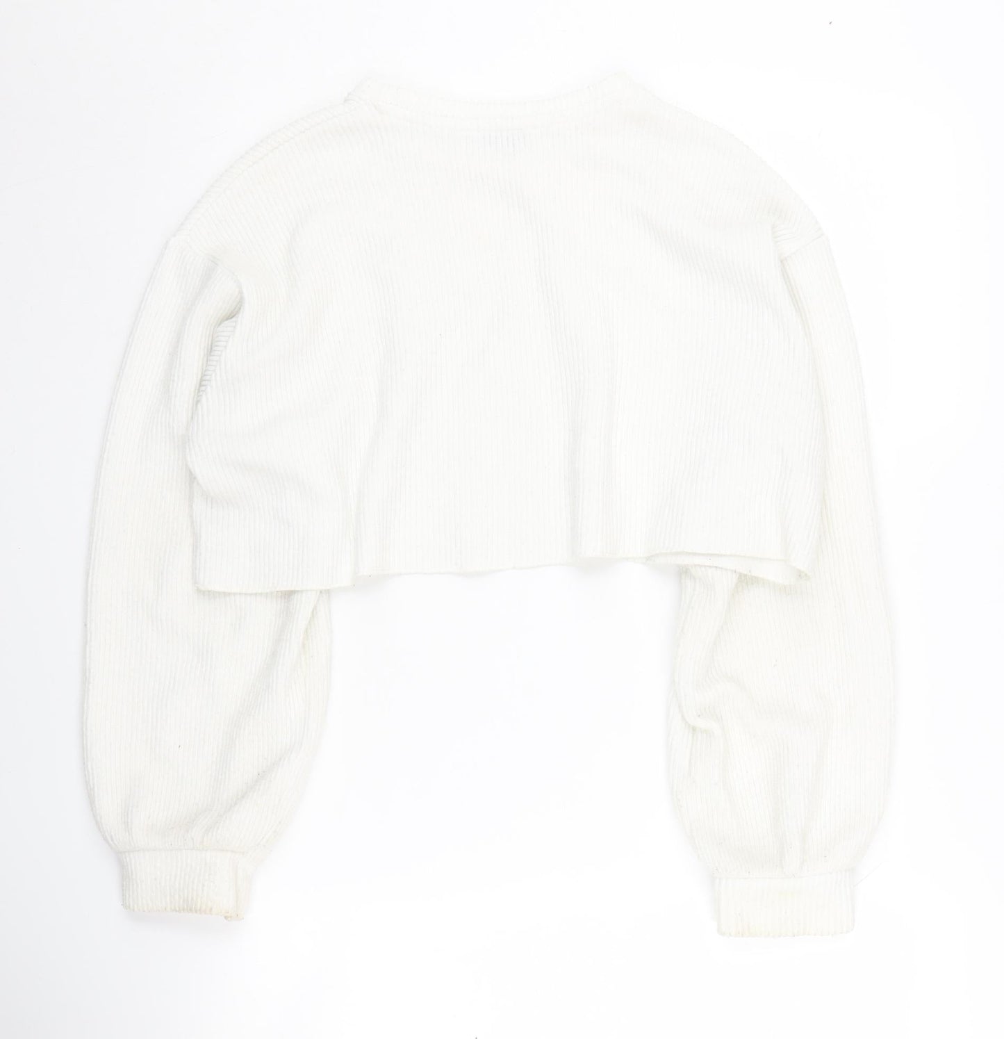 Womens UK Size 8 Bershka White  Jumper