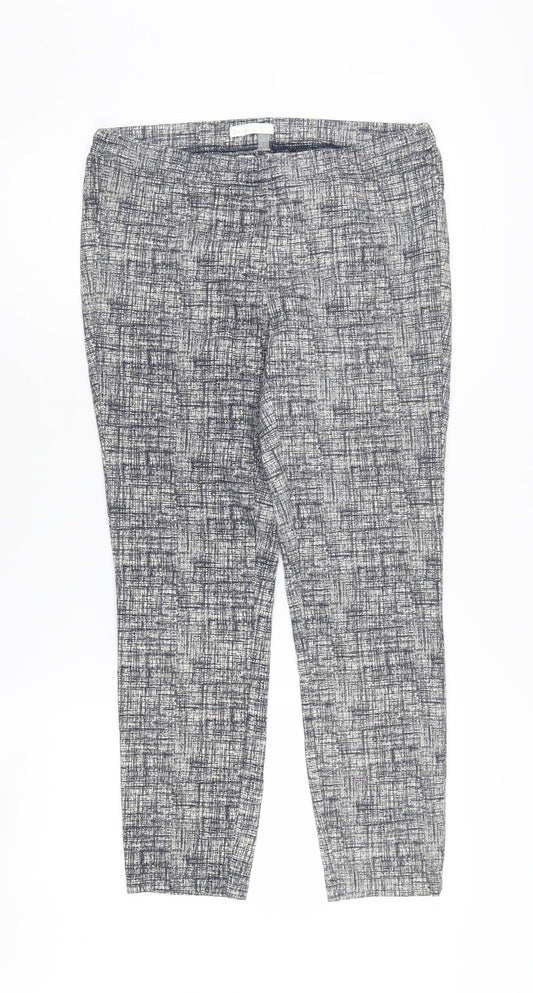 Dalia Women's Multicoloured Cropped Trousers Size 8