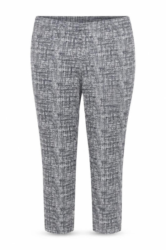 Womens UK Size 8 Dalia  Cropped Multicoloured Trousers