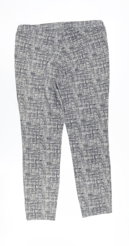 Womens UK Size 8 Dalia  Cropped Multicoloured Trousers