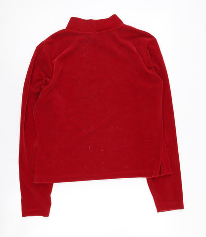 Womens UK Size 16 Canda Red  Jumper