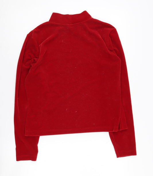 Womens UK Size 16 Canda Red  Jumper