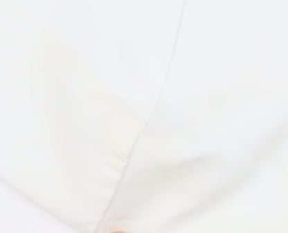 Zara Women's Short White Wrap Dress Size 8