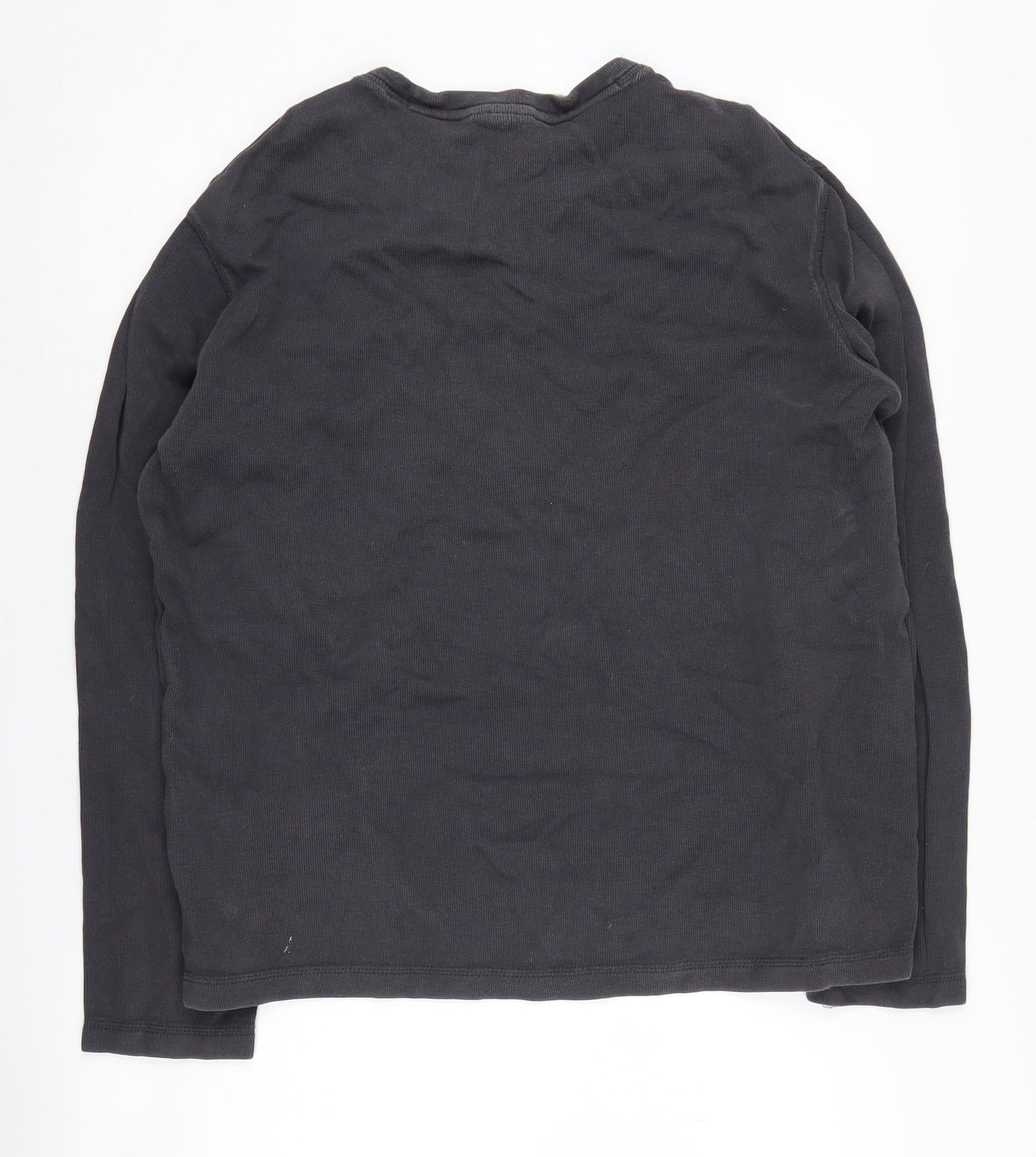 Next Men’s Black Cotton V-Neck Pullover Jumper L