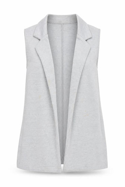 New Look Girls Grey Vest Jumper Collared Size 14-15