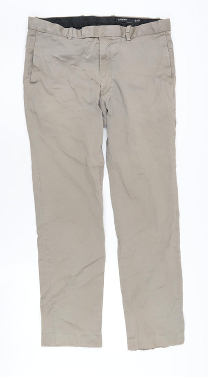 Marks and Spencer Men's Beige Chino Trousers 34W 31L