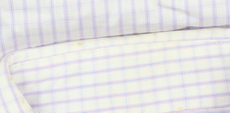 Alexandre Men's Checkered Long Sleeve Shirt 15.5