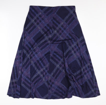 Isle Collection Women's Multicoloured Size 12 A-Line Midi Skirt