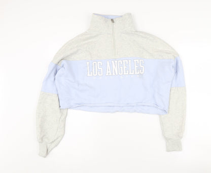 Hollister Women’s Blue Pullover Sweatshirt Size S