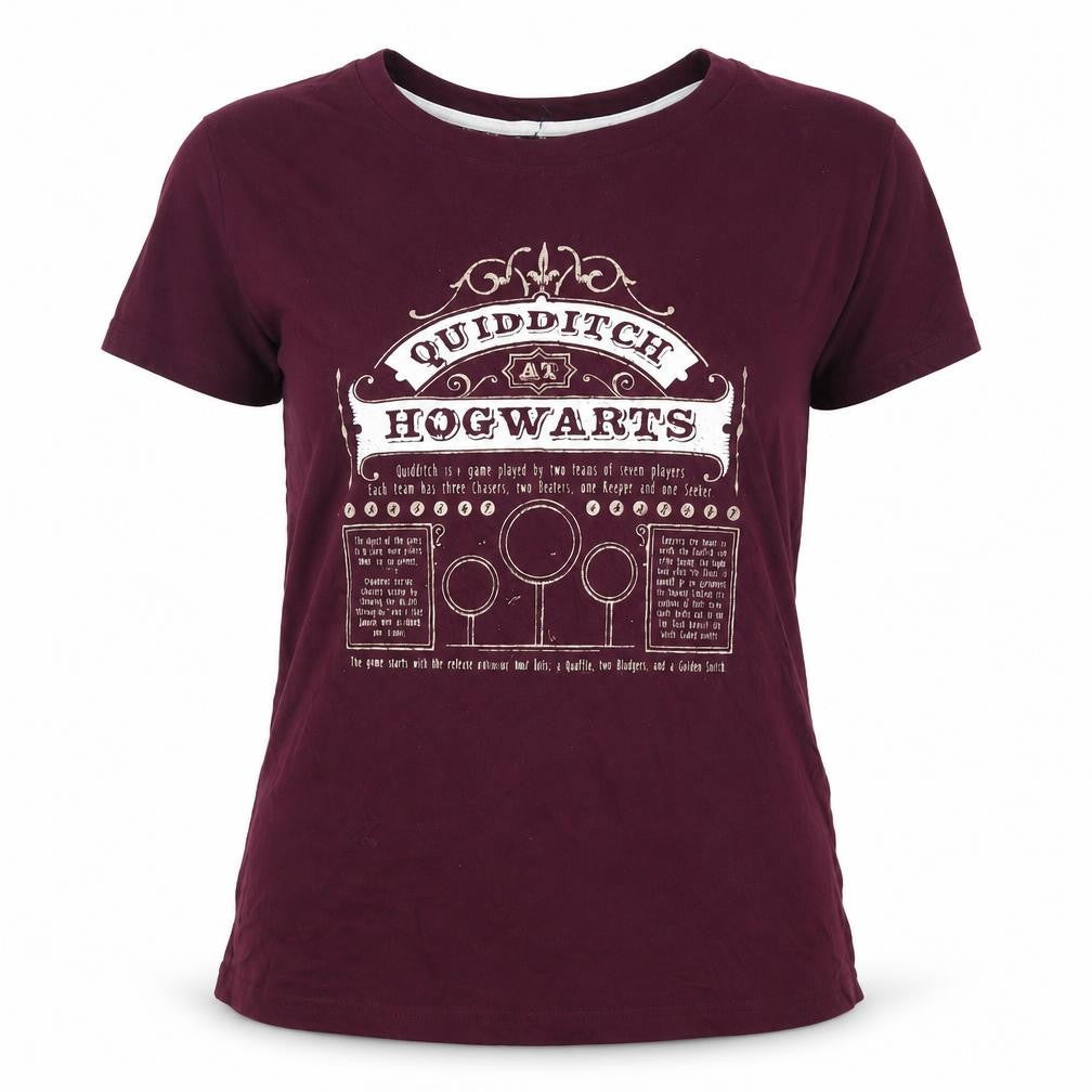 Womens UK Size L Harry Potter Purple  T-Shirt