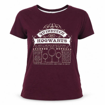 Womens UK Size L Harry Potter Purple  T-Shirt