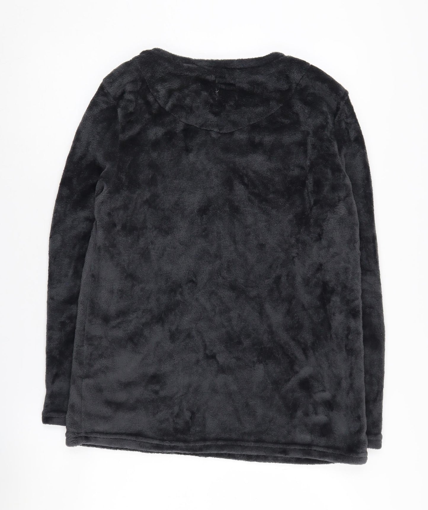 Disney Women's Black Fleece Long Sleeve Nightshirt