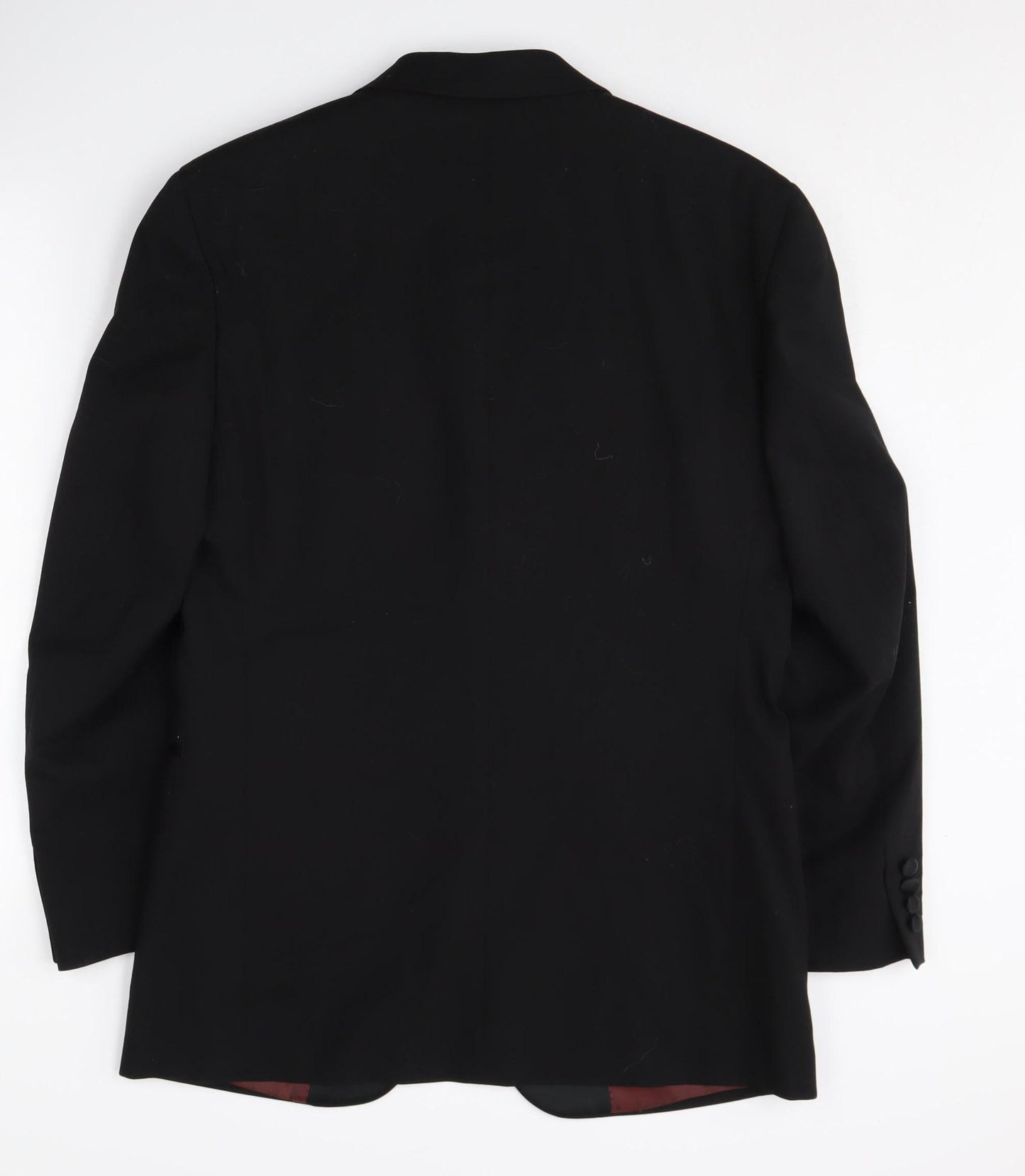 1860 Menswear Men's Black Shawl Tuxedo Jacket 36R