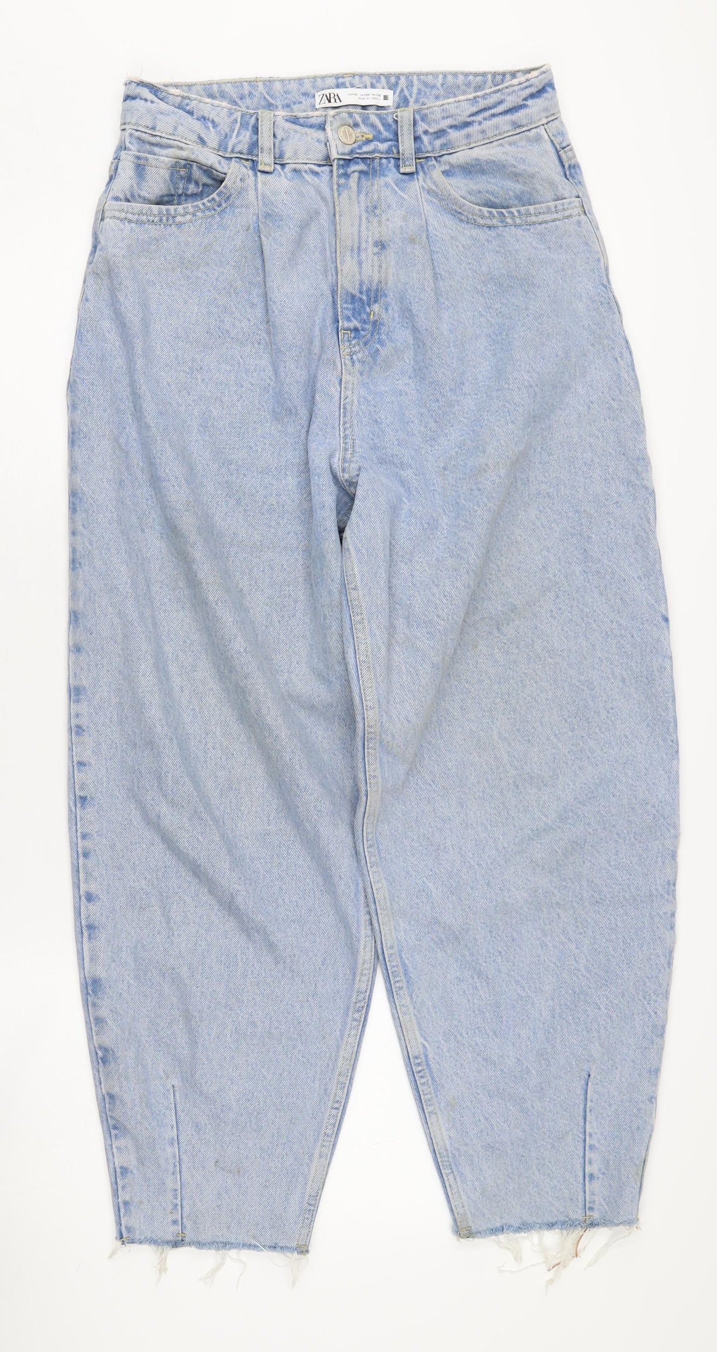 Zara Women Blue Mom Jeans Size 8 Medium Denim