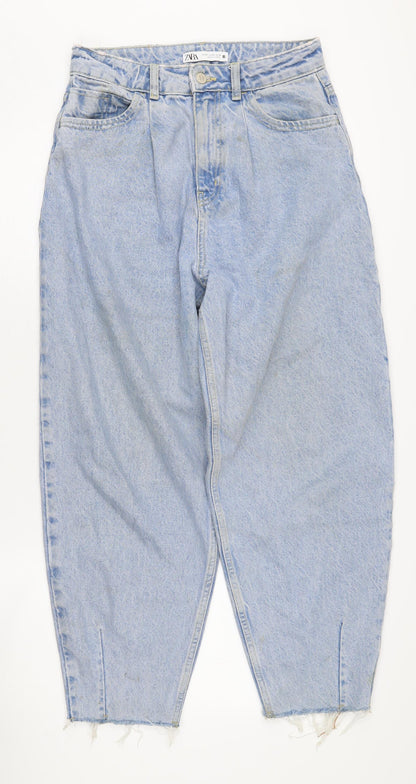 Zara Women Blue Mom Jeans Size 8 Medium Denim