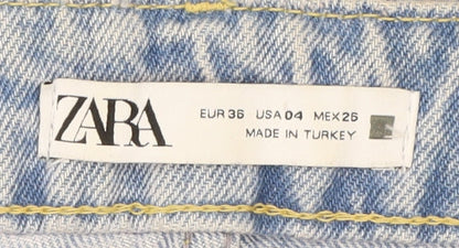 Zara Women Blue Mom Jeans Size 8 Medium Denim
