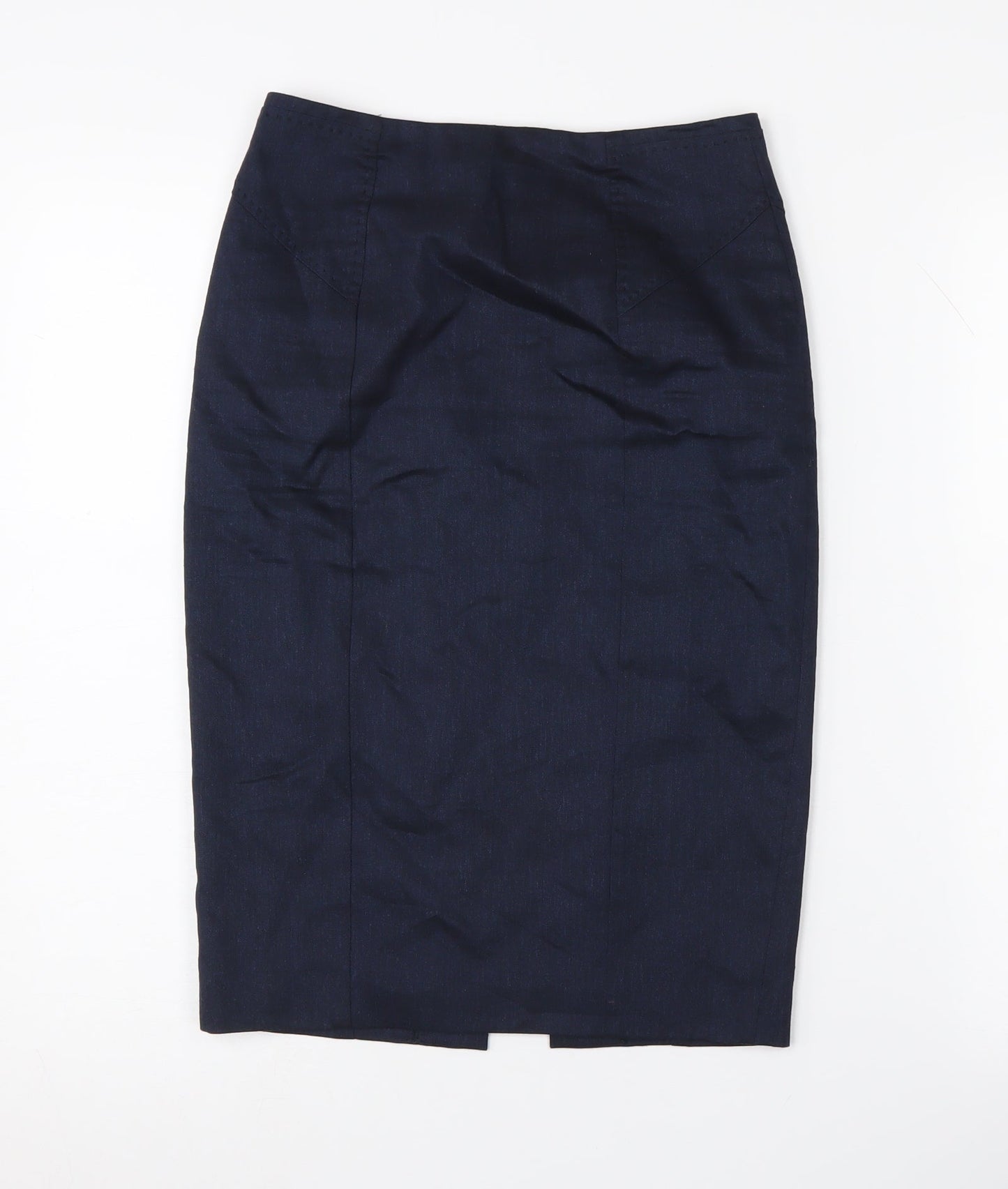 Austin Reed Women's Blue Midi Pencil Skirt, Size 6
