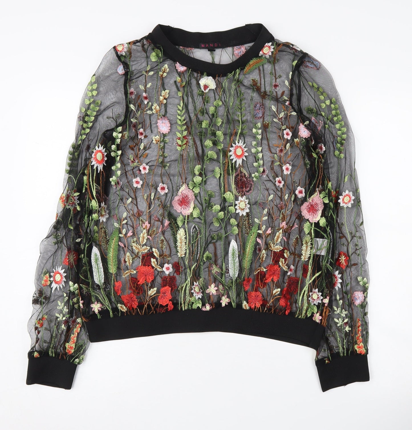Womens UK Size M Mandi Black Pullover Jumper