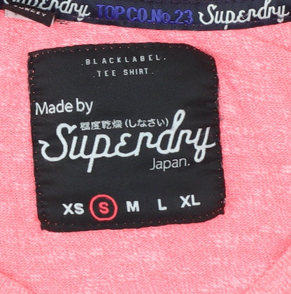 Womens UK Size S Superdry Pink  T-Shirt