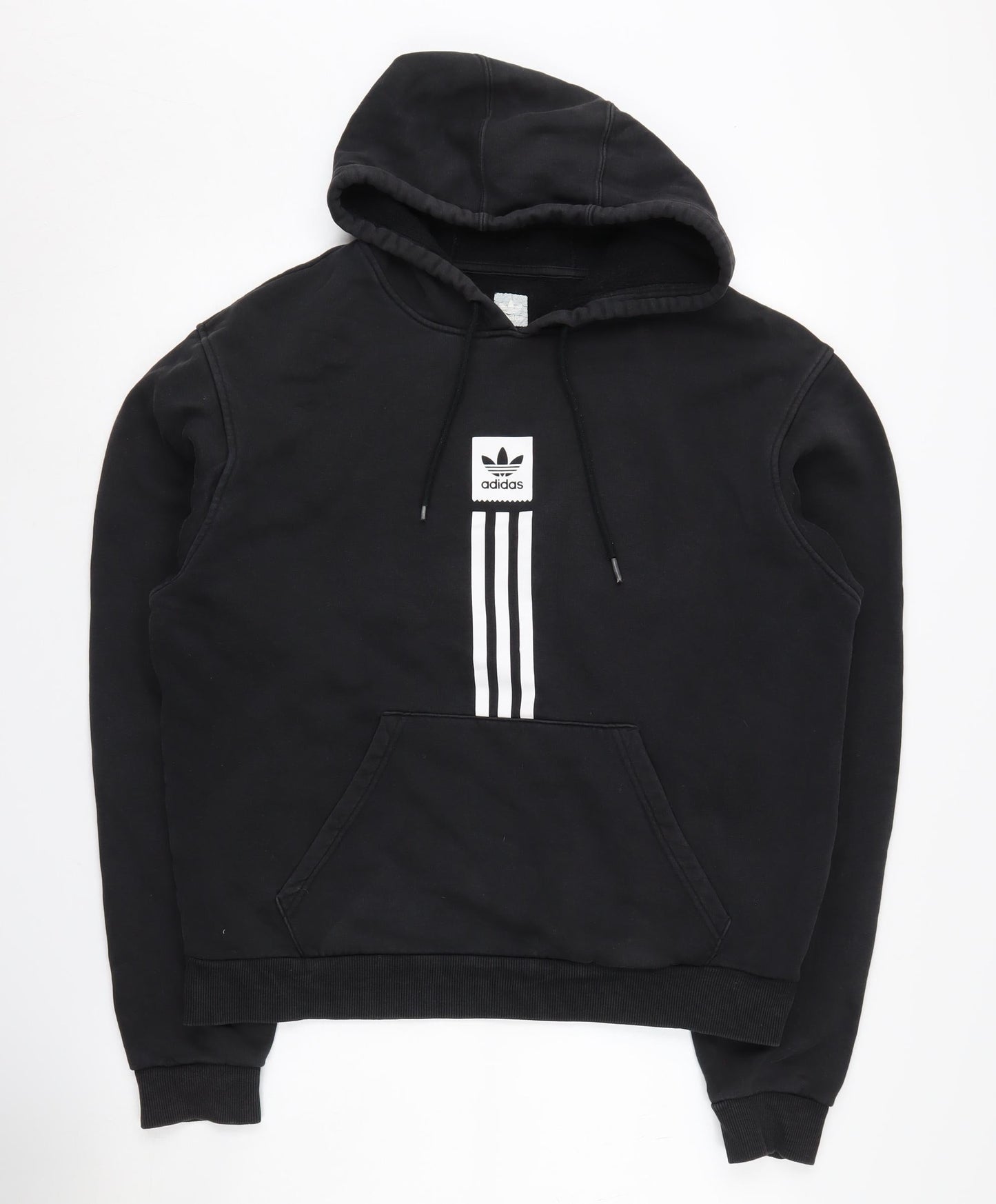 Adidas Men's Black Pullover Hoodie, Size M