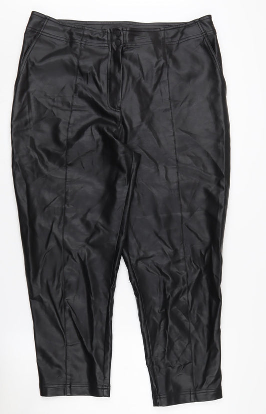 Oliver Bonas Women's Black Trousers Size 14