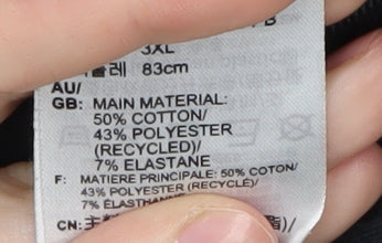 adidas Black Track Pants, Size 16, Unisex Activewear