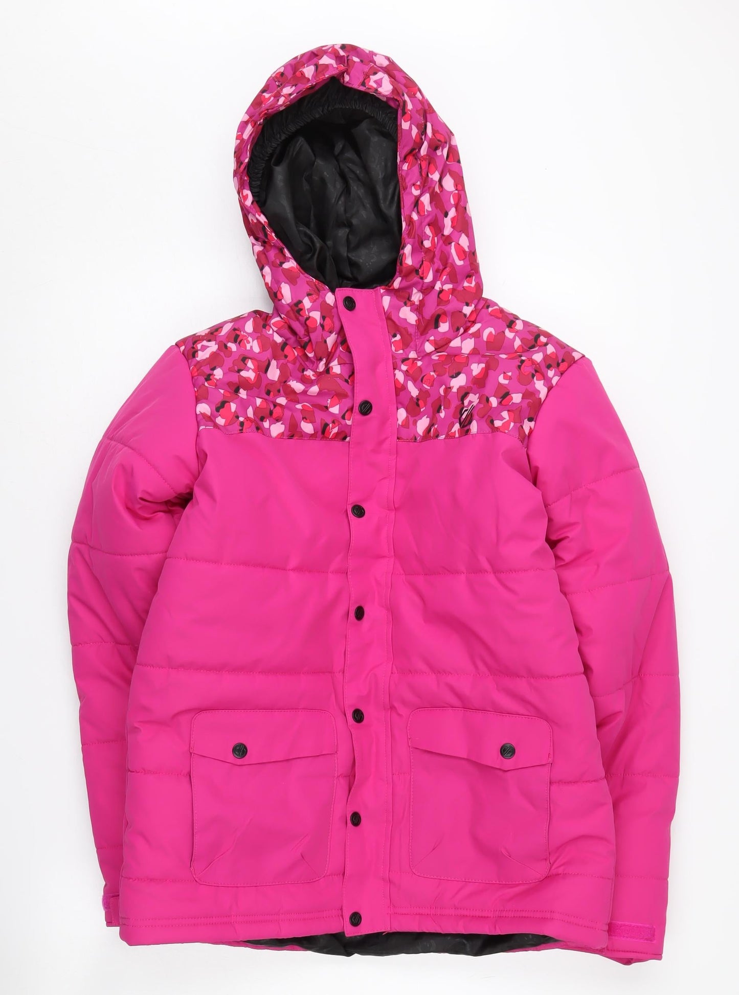 Dare2b Girls Pink Hooded Puffer Jacket 13 Years