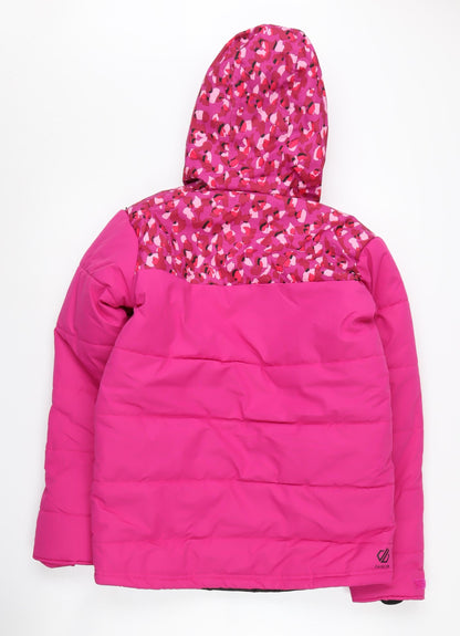 Dare2b Girls Pink Hooded Puffer Jacket 13 Years