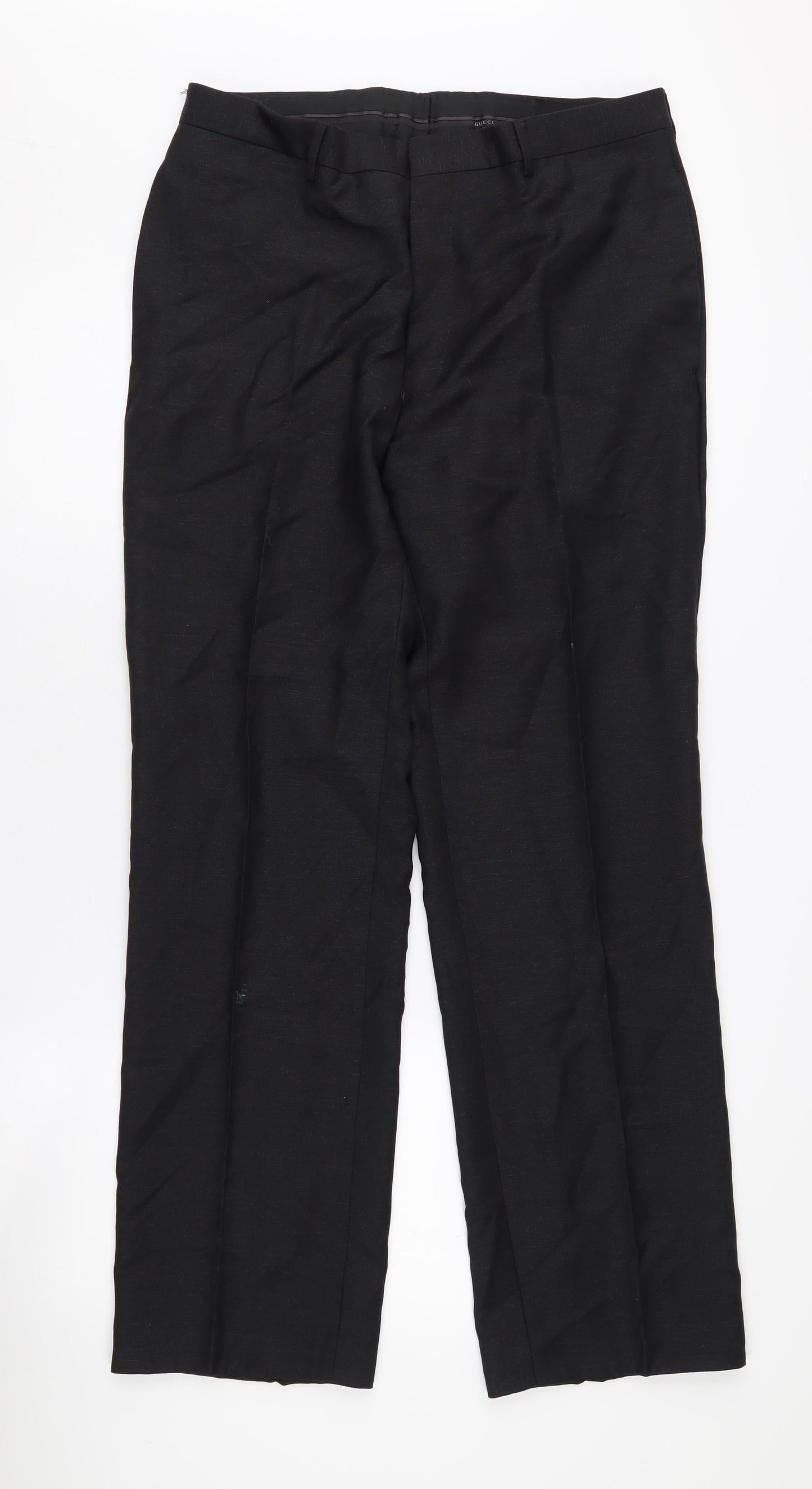 Gucci Men's Black Dress Pants Size 48