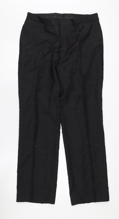 Gucci Men's Black Dress Pants Size 48