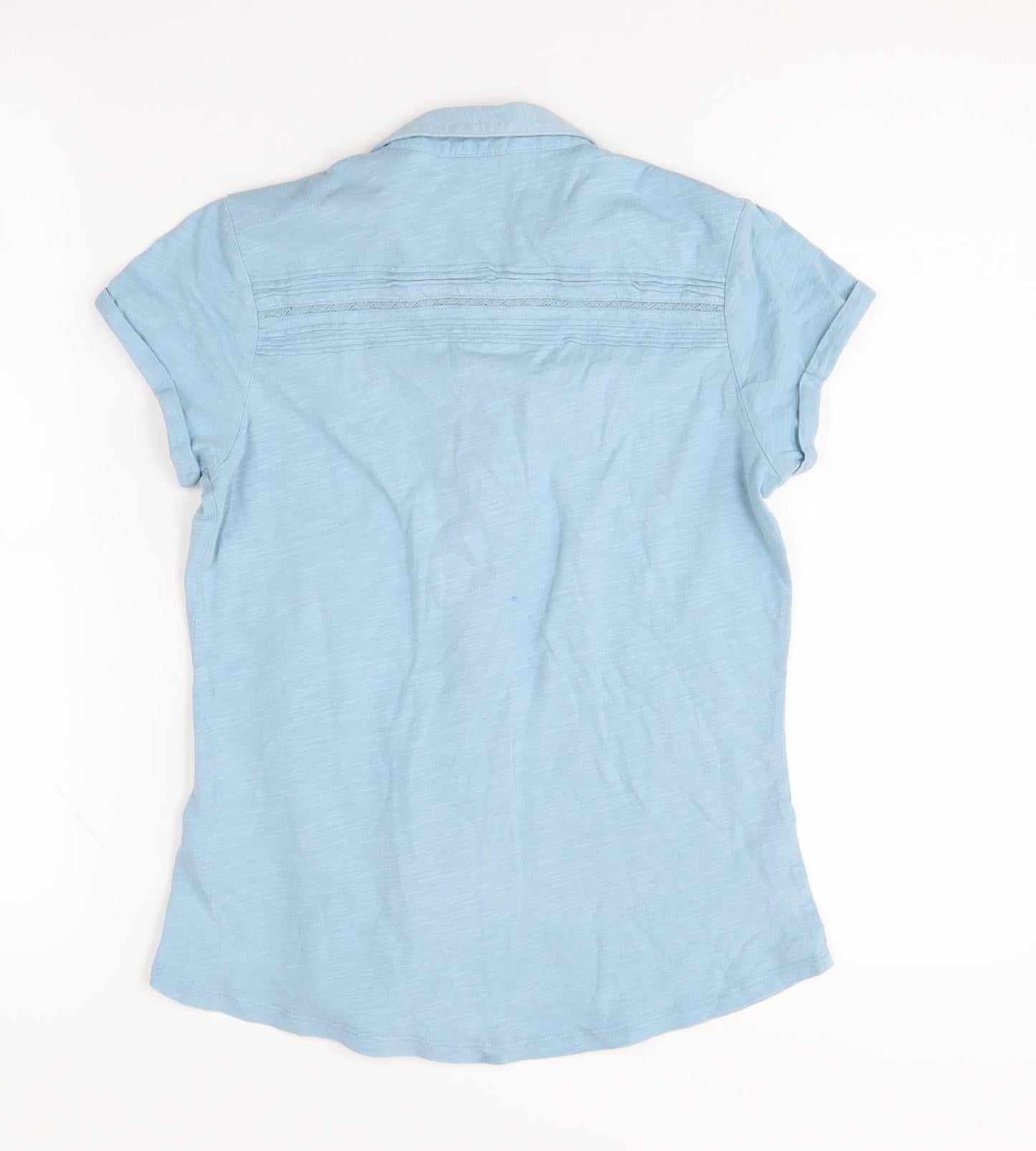 Womens UK Size 8 White Stuff Blue  Button-Up