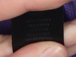 ASOS Design Women's Purple Relaxed Cotton Trousers