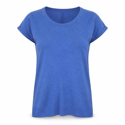 Gap Women's Blue T-Shirt, Size S, Casual Round Neck