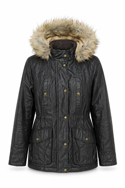 Marks & Spencer Women’s Black Parka Jacket Size 8