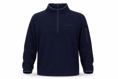 Peter Storm Men's Blue Fleece Pullover, Size L, 1/4 Zip
