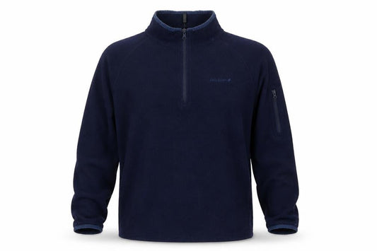 Peter Storm Men's Blue Fleece Pullover, Size L, 1/4 Zip