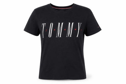 Womens UK Size S Tommy Jeans Black Basic T-Shirt